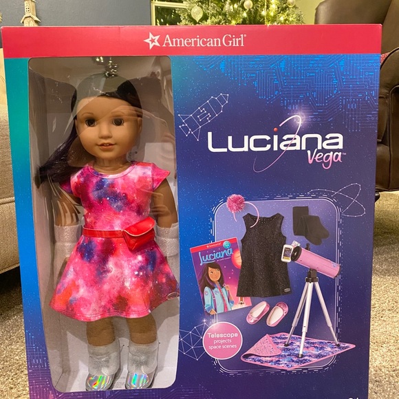 American Girl Other - NEW American Girl Doll Luciana Lot Telescope